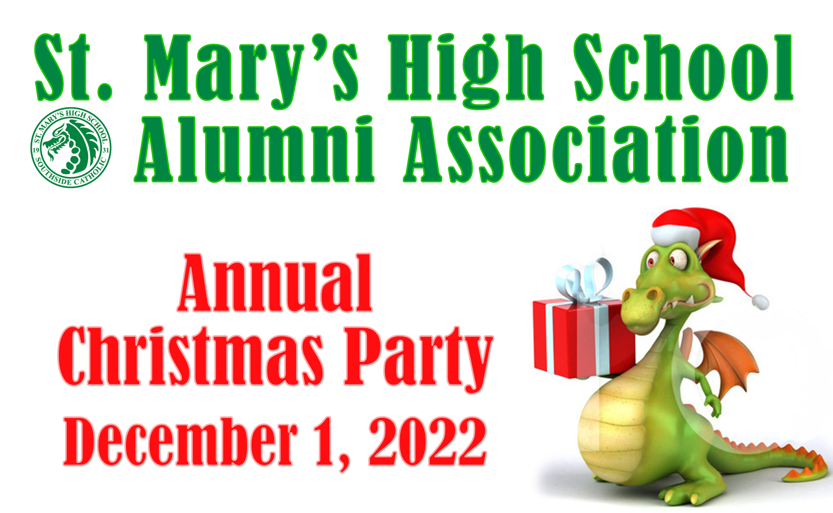 Alumni Christmas Party on December 1st
